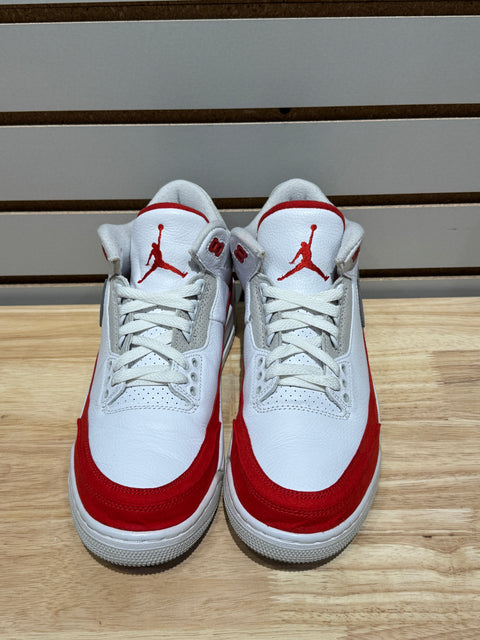 Jordan 3 Retro Tinker White University Red Sz 8.5