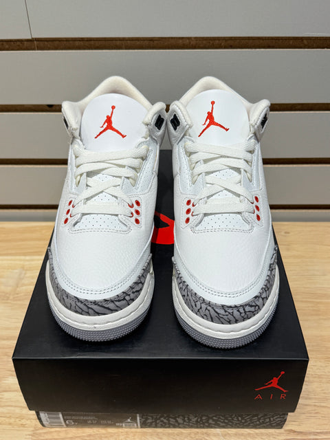 Jordan 3 Retro White Cement Reimagined (GS) Sz 6Y