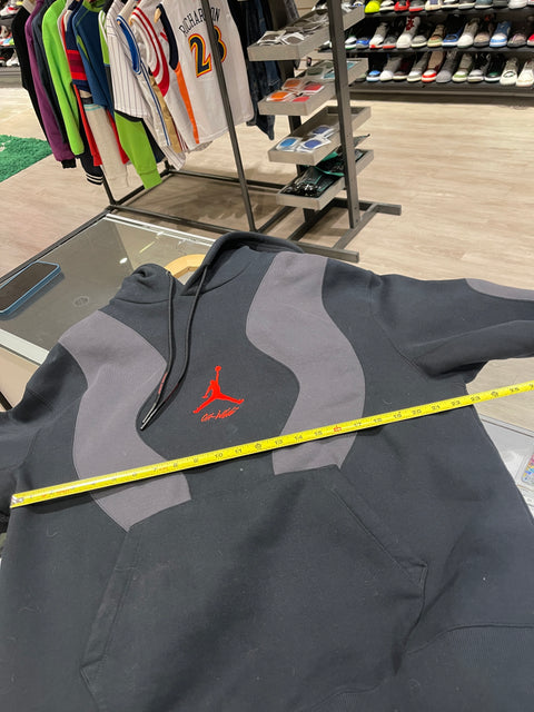 OFF-WHITE x Jordan Hoodie Black Sz L
