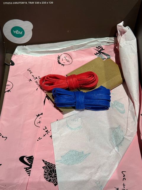 Jordan 1 Retro Low OG SP Travis Scott Canary (Women's) Sz 10M/11.5W