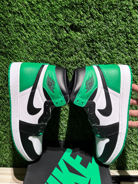 Jordan 1 Retro High OG Lucky Green Sz 9.5M