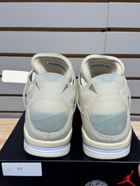 Jordan 4 Retro Off-White Sail (Women's) Sz 11M/12.5W