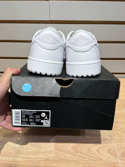 Jordan 1 Retro Low Golf White Croc Sz 12