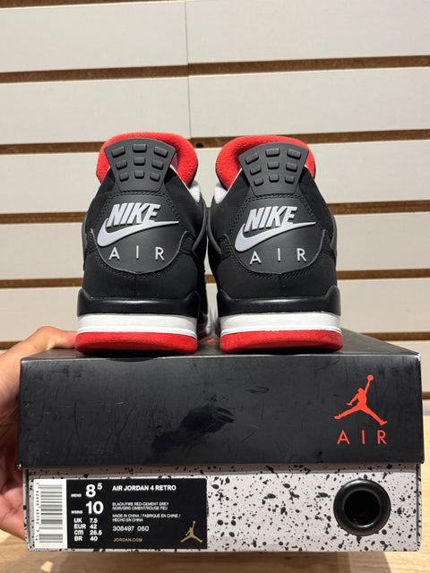 Jordan 4 Retro Bred (2019) Sz 8.5
