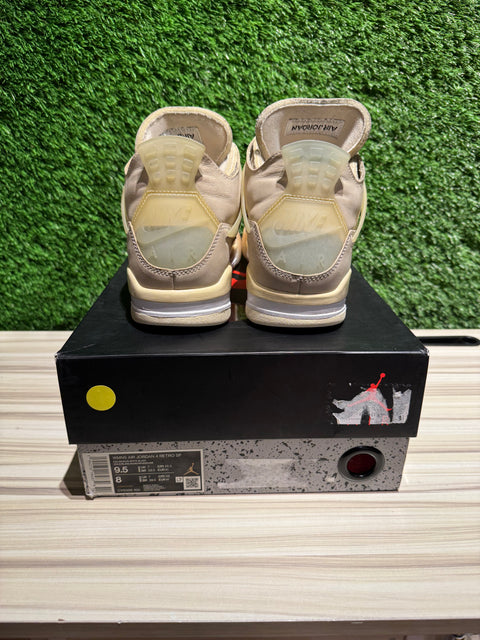Jordan 4 Retro Off-White Sail (Women's) Sz 9.5W/8M