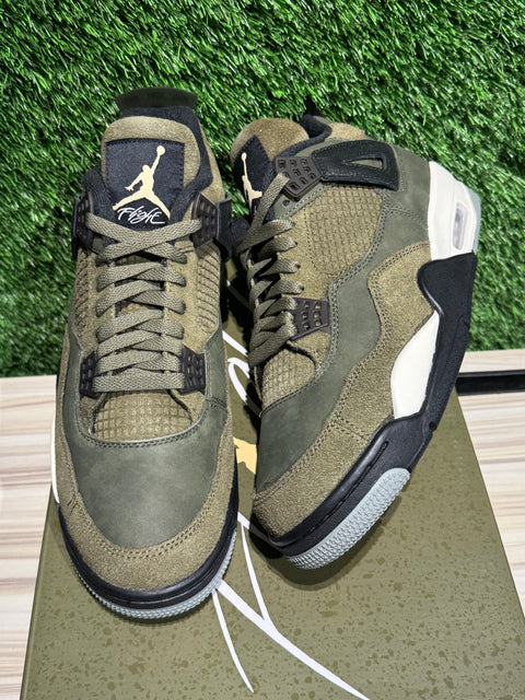 Jordan 4 Retro SE Craft Medium Olive Sz 10.5