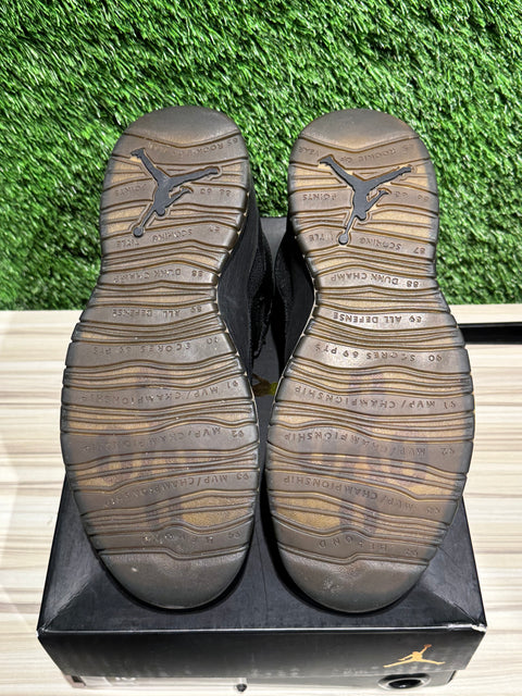 Jordan 10 Retro Drake OVO Black Sz 10M