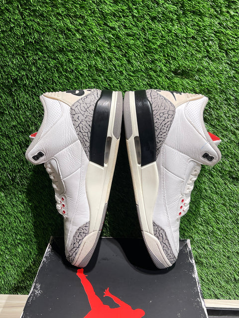 Jordan 3 Retro White Cement Reimagined Sz 12M