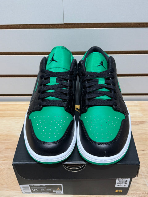Jordan 1 Low Lucky Green Sz 10