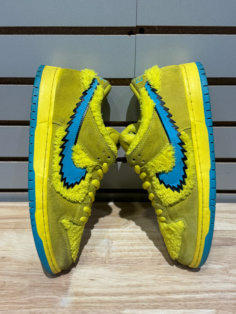 Nike SB Dunk Low Grateful Dead Bears Opti Yellow Sz 12
