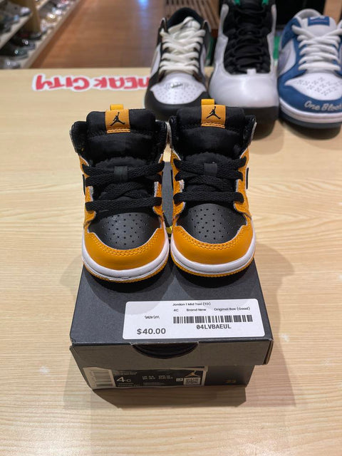 Jordan 1 Mid Taxi (TD) Sz 4C