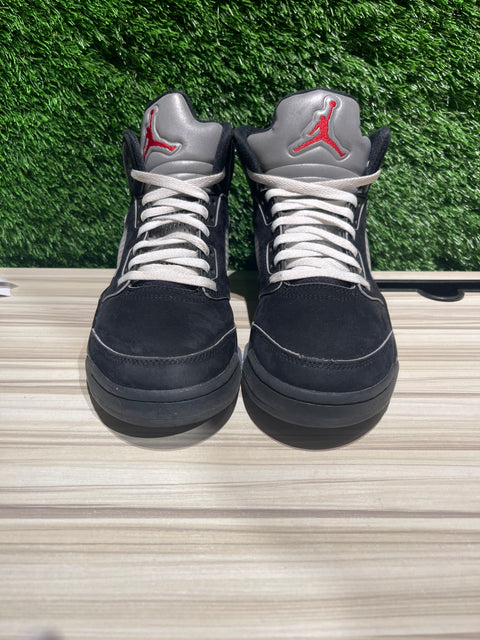 Jordan 5 Retro OG Black Metallic Reimagined Sz 7.5M