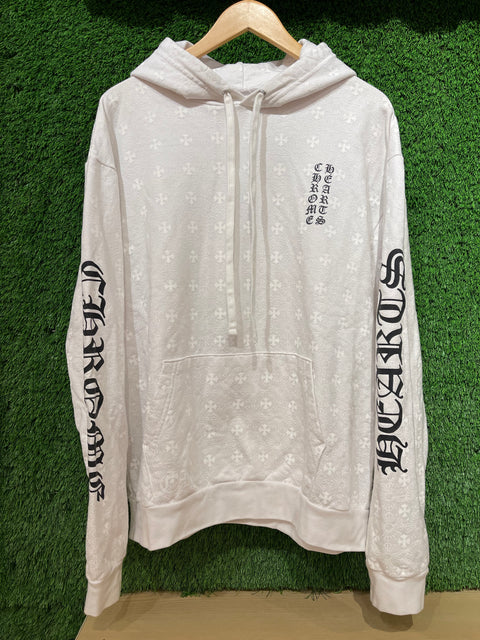 Chrome Hearts All Over Cross Hoodie Sz L
