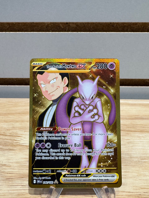 Team Rocket's Mewtwo ex - 240/182 - Pokemon SV10: Destined Rivals (DRI)