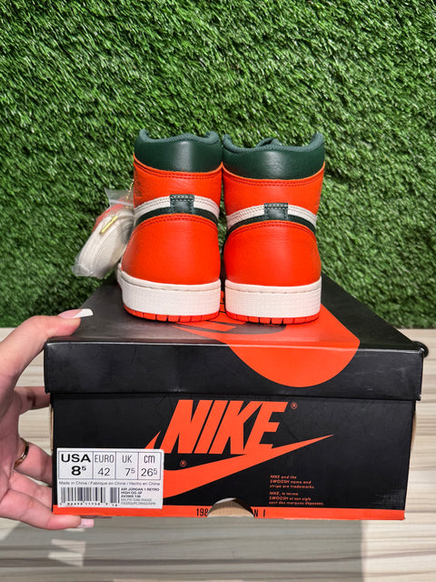 Jordan 1 Retro High SoleFly Art Basel Sail Sz 8.5