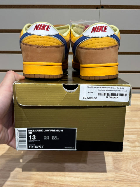 Nike SB Dunk Low Newcastle Brown Ale Sz 13