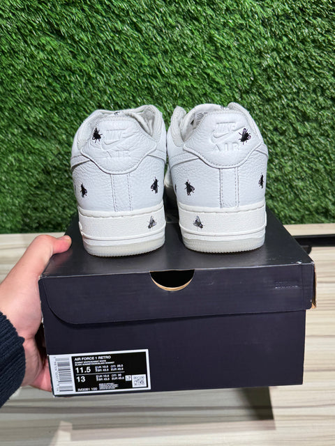 Nike Air Force 1 Low Retro Houseflies Sz 11.5
