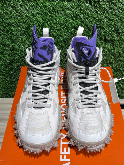 Nike Air Terra Forma Off-White Summit White Psychic Purple Sz 10.5