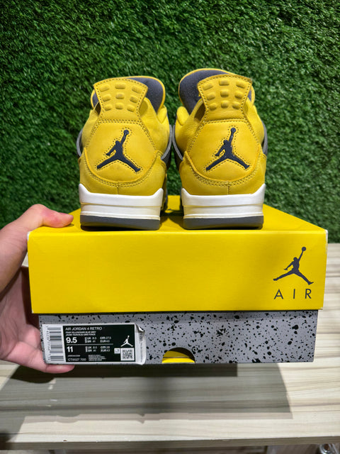 Jordan 4 Retro Lightning (2021) Sz 9.5M,.,