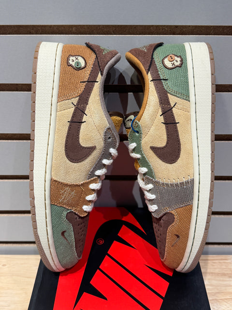 Jordan 1 Retro Low OG Zion Williamson Voodoo Sz 10