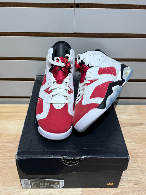 Jordan 6 Retro Carmine (2021) (GS) Sz 7Y
