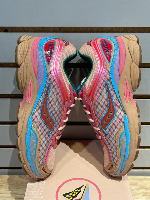 Saucony ProGrid Omni 9 Jae Tips To Do List Tan Sz 8.5