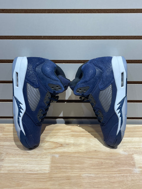 Jordan 5 Retro Midnight Navy Sz 9