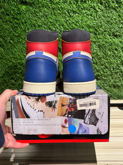 Jordan 1 Retro High Union Los Angeles Storm Blue (Sample) Sz 12M