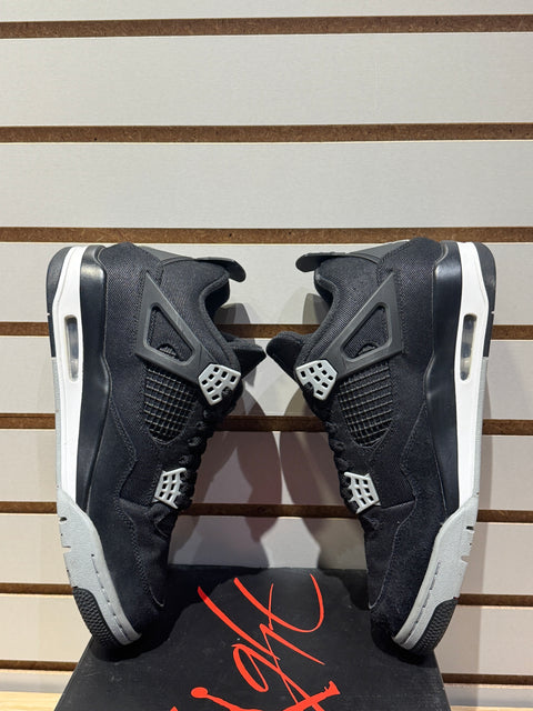 Jordan 4 Retro SE Black Canvas Sz 9M