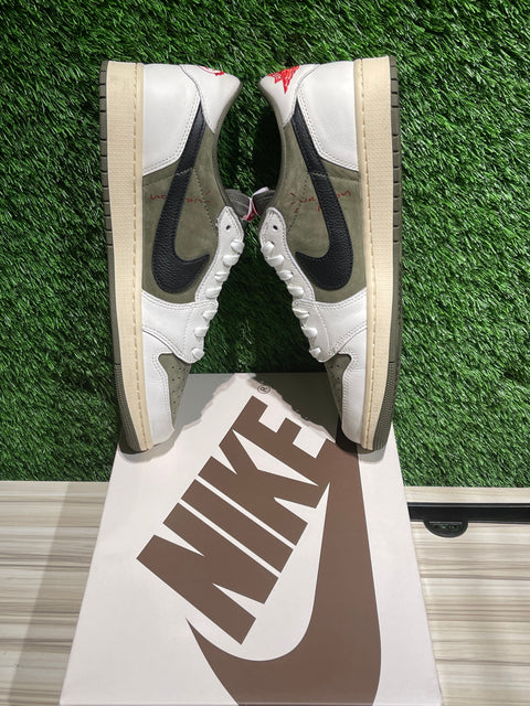Jordan 1 Retro Low OG SP Travis Scott Medium Olive Sz 12M