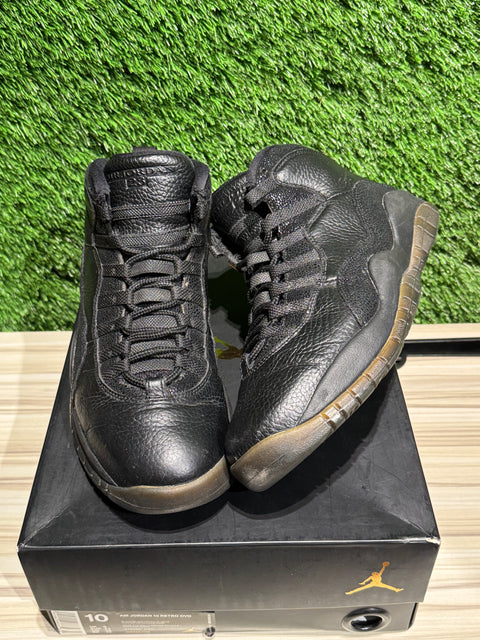 Jordan 10 Retro Drake OVO Black Sz 10M