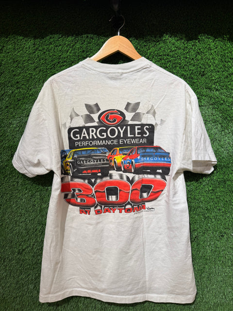 Vintage Rare Gargoyles Performance Eyewear Nascar Tee Sz L
