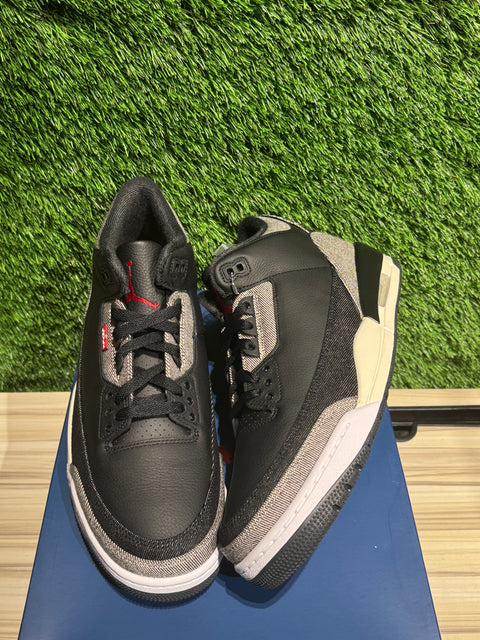 Jordan 3 Retro Levi’s Black Sz 11