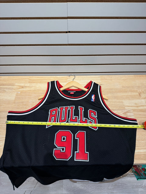 Chicago Bulls Rodman Mitchell & Ness Swingman Jersey Size 2XLT