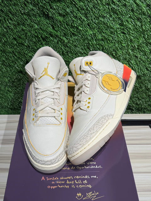 Jordan 3 Retro SP J Balvin Medellín Sunset Sz 10.5