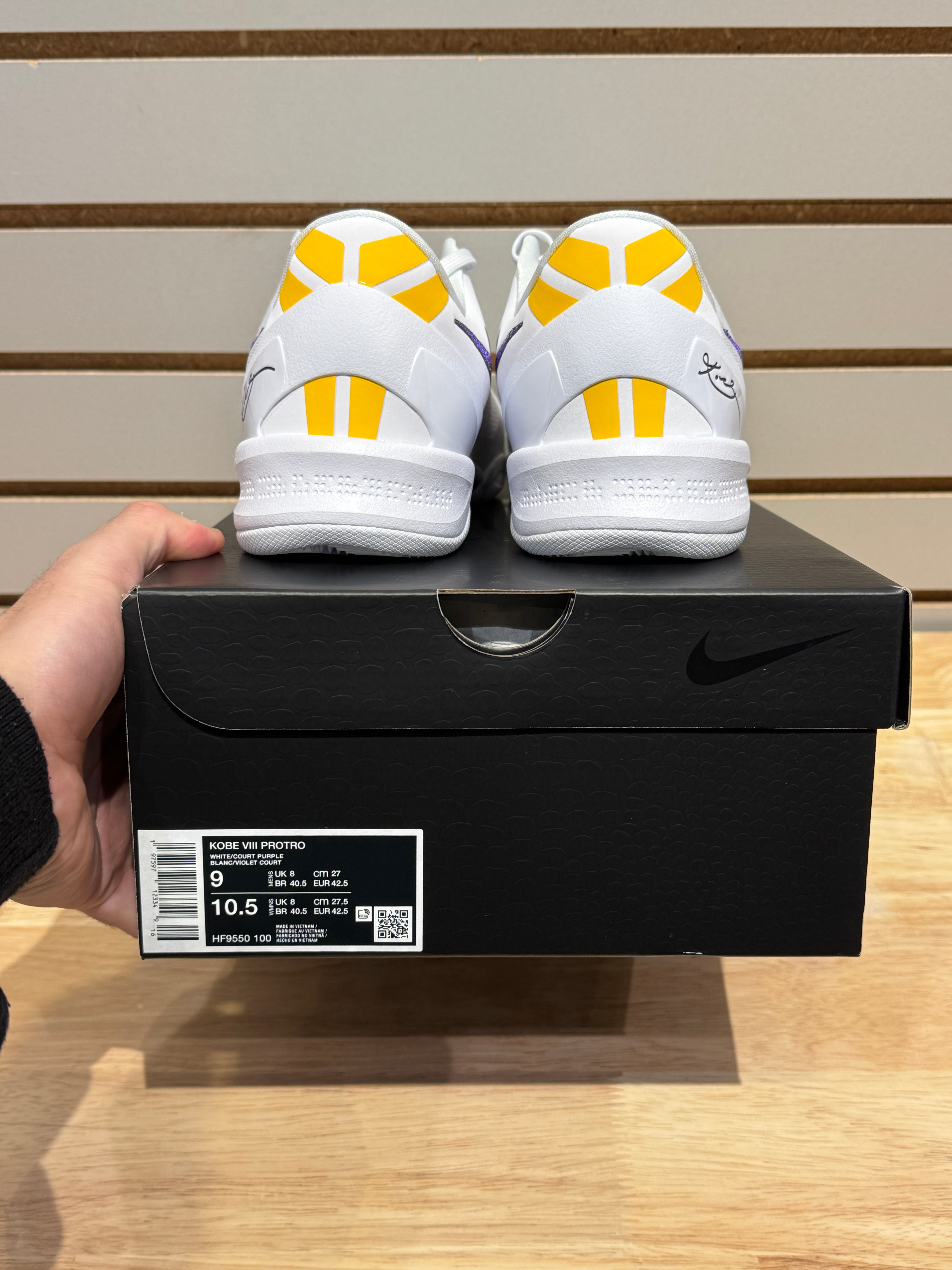Nike Kobe 8 Protro Lakers Home Sz 9 – Sneak City