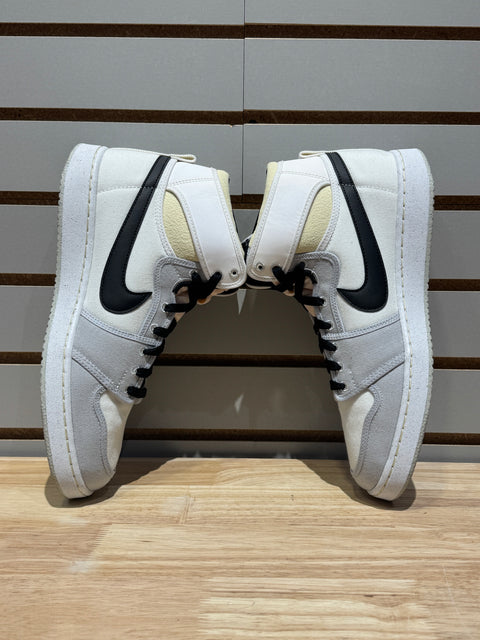 Jordan 1 Retro AJKO White Black Grey Fog Sz 10.5