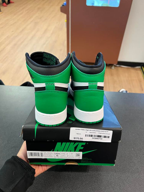 Jordan 1 Retro High OG Lucky Green (GS) Sz 5Y