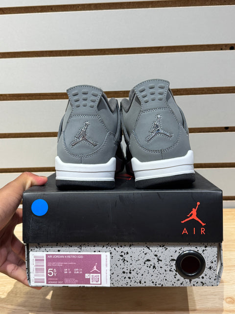 Jordan 4 Retro Cool Grey (2019) (GS) Sz 5.5Y