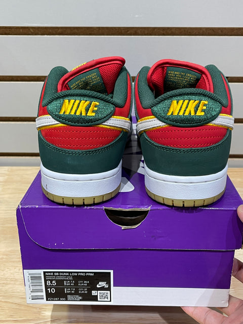 Nike SB Dunk Low Pro PRM Seattle Supersonics Sz 8.5