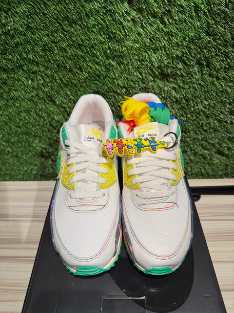 Nike Air Max 90 Grateful Dead University of Oregon Grateful Ducks Sz 9.5M
