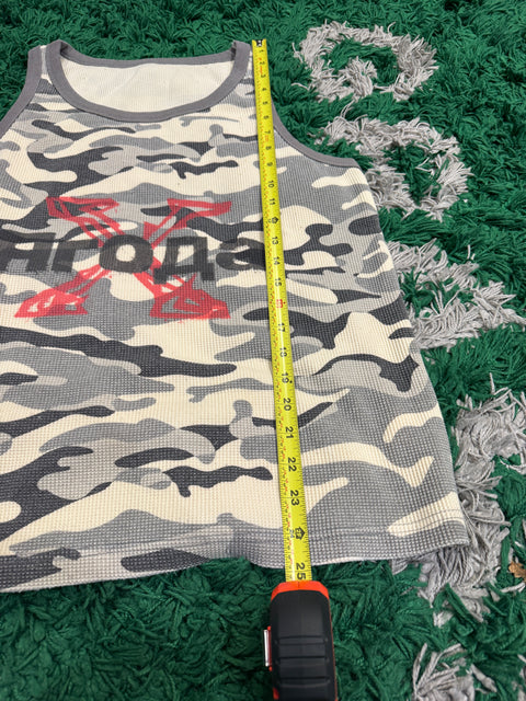GV Gallery Raspberry Hills Waffle Snow Tank Snow Camo Sz XL