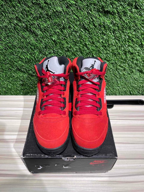 Jordan 5 Retro Raging Bull Red (2021) (GS) Sz 4Y