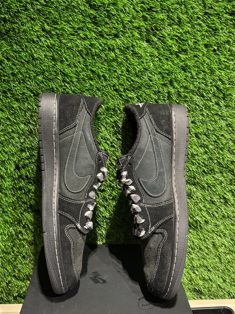 Jordan 1 Retro Low OG SP Travis Scott Black Phantom Sz 12M