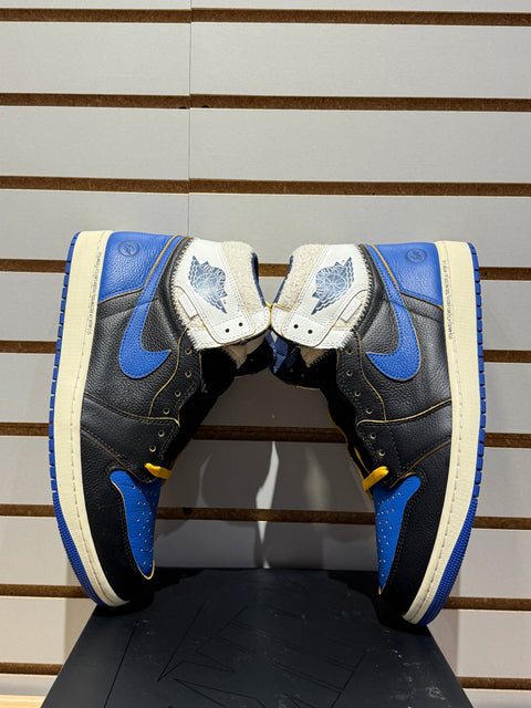 Jordan 1 Retro High OG SP Fragment x Union LA Sport Royal Sz 12