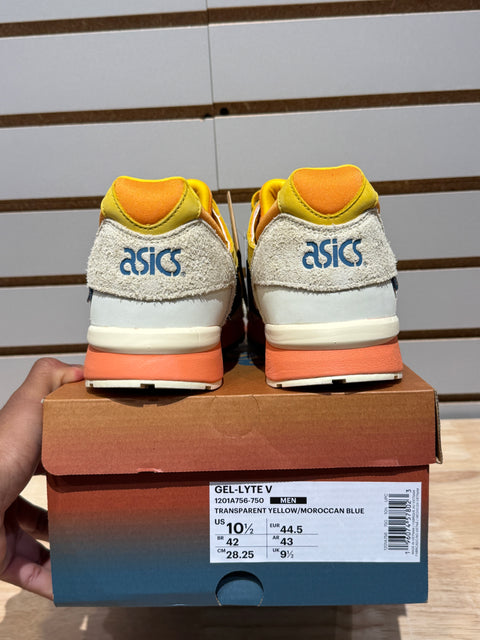 ASICS Gel-Lyte V Social Status Charolette Lab Schools Eternal Summer Transparent Yellow Sz 10.5