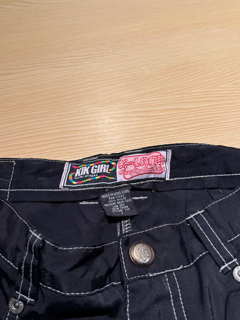 Y2K Kik Girl K-Land Black Pants Sz 7W