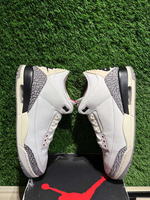 Jordan 3 Retro White Cement Reimagined Sz 13
