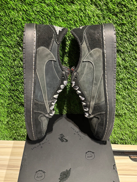 Jordan 1 Retro Low OG SP Travis Scott Black Phantom Sz 12M