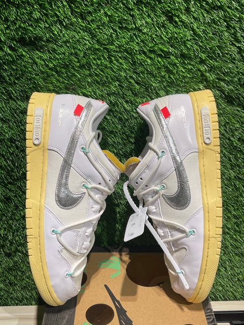 Nike Dunk Low Off-White Lot 1 Sz 9.5